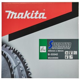 Disco sierra circular , Specialized T.C.T, 305 x 30 mm, 80 D Makita B-33342