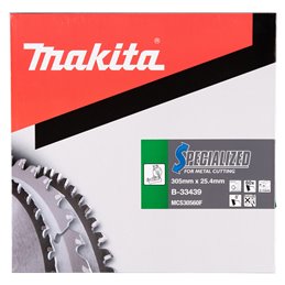 Disco sierra circular , Specialized T.C.T, 305 x 25,4 mm, 60 D Makita B-33439