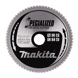 Disco sierra circular , Specialized T.C.T, 185 x 30 mm, 70 D Makita B-33445