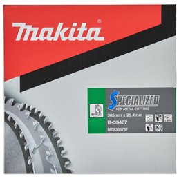 Disco sierra circular , Specialized T.C.T, 305 x 25,4 mm, 78 D Makita B-33467