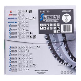 Disco sierra circular , Specialized T.C.T, 305 x 25,4 mm, 100 D Makita B-33750