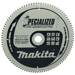 Disco sierra circular , Specialized T.C.T, 305 x 30 mm, 96 D Makita B-33881