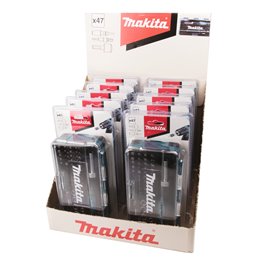 Vasos y estuche de puntas, 47 pcs Makita B-36170