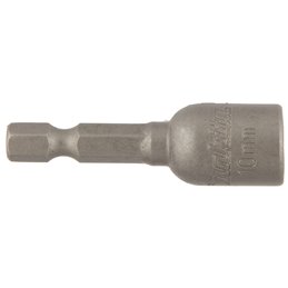 Llave de vaso magnética, 10 x 50 mm, 1/4" Makita B-38722