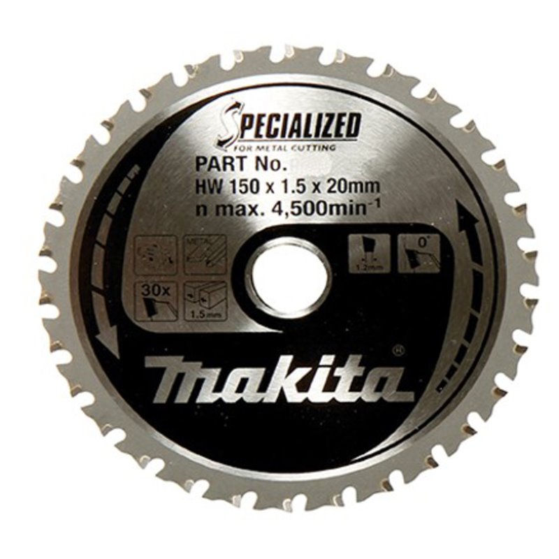 Disco sierra circular , Specialized T.C.T, 150 x 20 mm, 32 D Makita B-47036