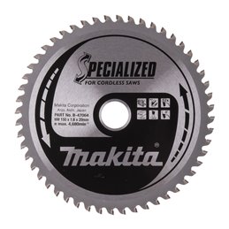 Disco sierra circular , Specialized T.C.T, 150 x 20 mm, 52 D Makita B-47064