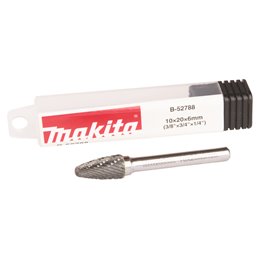 Muela TCT 10 x 20 x 6 mm, Corte de diamante, SF Makita B-52788