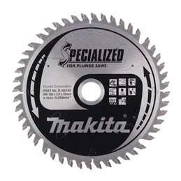 Disco sierra circular , Specialized T.C.T, 165 x 20 mm, 48 D Makita B-56742