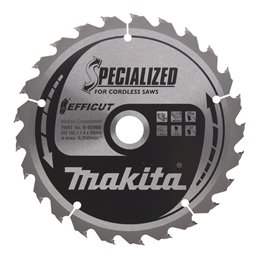 Disco sierra circular , Efficut T.C.T, 165 x 20 mm, 25 D Makita B-62985