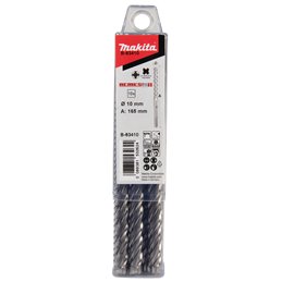 Brocas SDS-PLUS Némesis II 10x165 mm, 10 pcs Makita B-63410