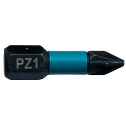 Punta Impact Black, PZ1, 25 mm, 2 pcs Makita B-63638