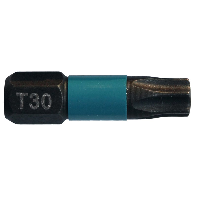 Punta Impact Black, T30, 25 mm, 2 pcs Makita B-63694