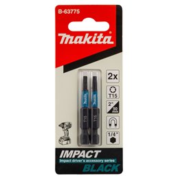 Punta Impact Black, D 15, 50 mm, 2 pcs Makita B-63775