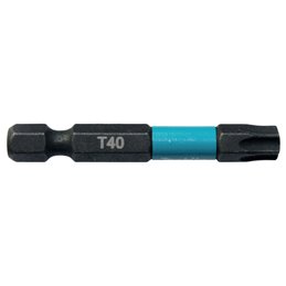 Punta Impact Black, T40, 50 mm, 2 pcs Makita B-63812