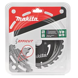 Disco sierra circular , Efficut T.C.T, 190 x 30 mm, 24 D Makita B-64185