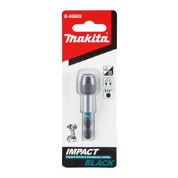 Sleeve chuck Portapuntas, Impact black, 60 mm, 1/4" Makita B-66802