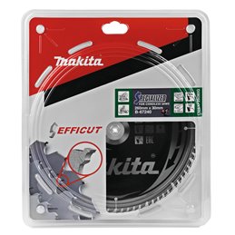 Disco sierra circular , Efficut T.C.T, 260 x 30 mm, 80 D Makita B-67240