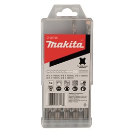 Juego de brocas para SDS-PLUS, 5 pcs Makita D-00795