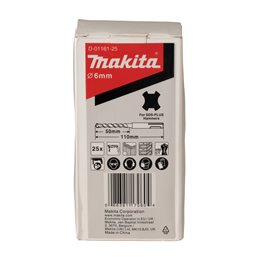 Juego de brocas para SDS-PLUS Makita D-01161-25