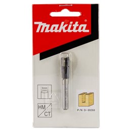 Fresa recta 8 x 20 x 6 mm Makita D-09260