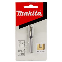 Fresa recta 6 x 19 x 8 mm Makita D-10051