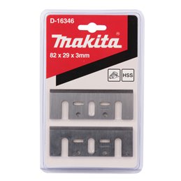 Cepillo blade, HSS,  82 mm, 2 pcs Makita D-16346