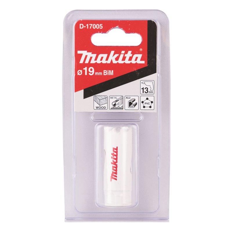 Broca de corona BiM 19 mm Makita D-17005