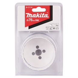 Broca de corona BiM 76 mm Makita D-17114