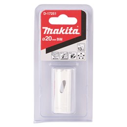 Broca de corona BiM 20 mm Makita D-17251