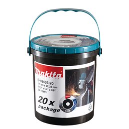 Juego de discos 115 x 6 mm Makita D-18459-20