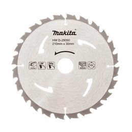 Disco sierra circular , Standard T.C.T, 210 x 30 mm, 24 D Makita D-29050