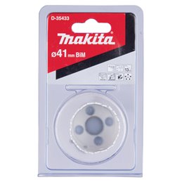 Broca de corona BiM 41 mm Makita D-35433