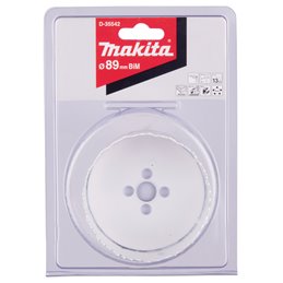 Broca de corona BiM 89 mm Makita D-35542