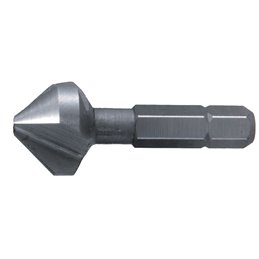 Avellanador de acero 90°, HSS, 6,3 mm Makita D-37312