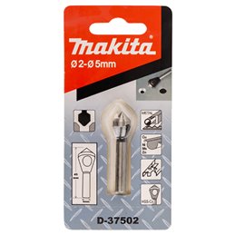 Avellanador de acero 2 - 5 x 45 mm, 90° Makita D-37502