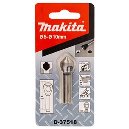 Avellanador de acero 5 - 10 x 48 mm, 90° Makita D-37518