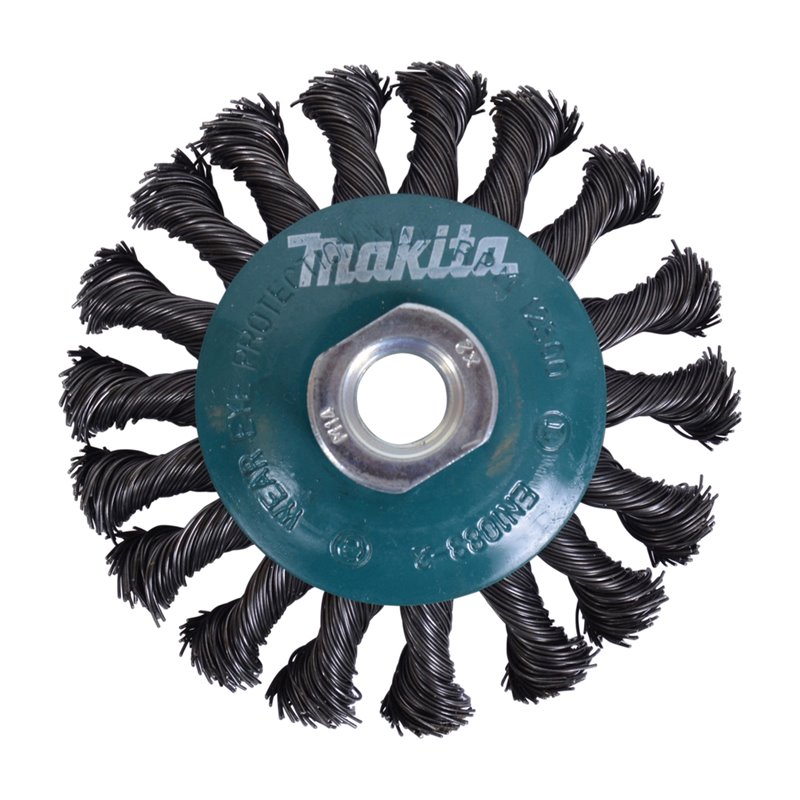 Cepillo oblicuo de acero trenzado 100 mm, M14 Makita D-39861