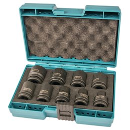 Set llaves de vaso 1/2", 9 pcs Makita D-41517