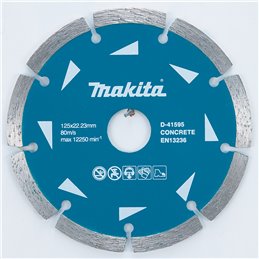 Disco de diamante 125 x 22,23 mm, 10 pcs Makita D-41595-10