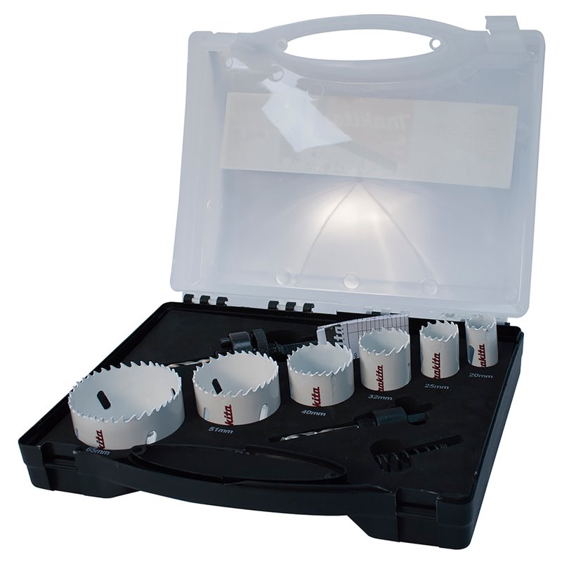 Estuche brocas de corona Makita D-47139