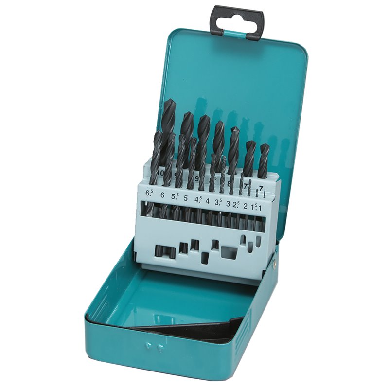 Set de brocas de metal  1 - 10 mm, HSS-R, 19 pcs Makita D-54081