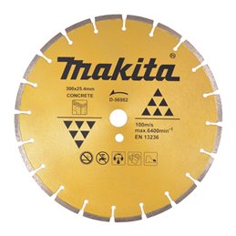 Disco de diamante 300 x 25,4 x 7,5 mm Makita D-56982