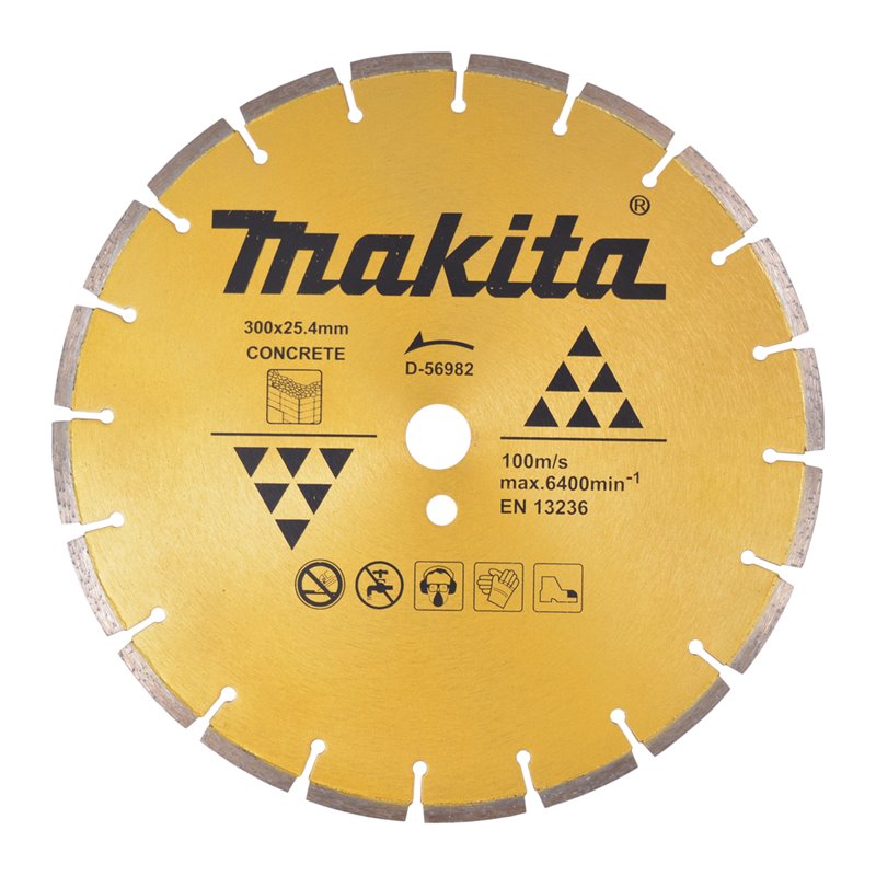 Disco de diamante 300 x 25,4 x 7,5 mm Makita D-56982