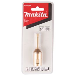 Broca de diamante para amoladora, 8 mm Makita D-61086