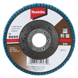 Disco de láminas 115 x 22,23 mm, Z40 Makita D-63747