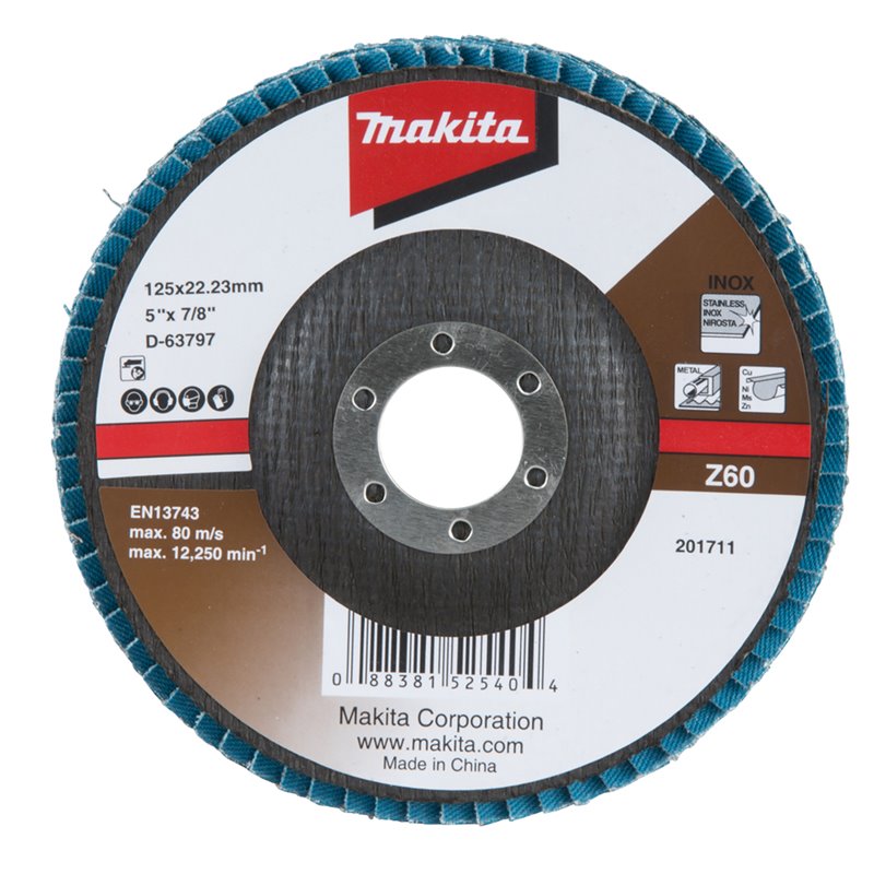 Disco de láminas 125 x 22,23 mm, Z60 Makita D-63797