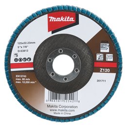 Disco de láminas 125 x 22,23 mm, Z120 Makita D-63812