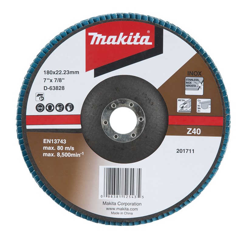 Disco de láminas 180 x 22,23 mm, Z40 Makita D-63828