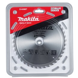 Disco sierra circular , Standard T.C.T. 190 x 30 mm, 40 D Makita D-64967