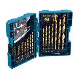 Set de brocas de metal , HSS-TiN, 19 pcs Makita D-67527